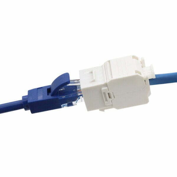 CAT6A UTP Keystone Jack Toolless 180° 2