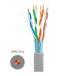 FTP CAT5E INDOOR CABLE, 20% COPPER