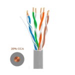 UTP CAT5E INDOOR CABLE, 20% COPPER