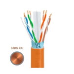 FTP CAT6 cable, indoor use, 100% copper, LSZH sheath
