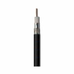 RG-6 COAXIAL CABLE, 96% ALUMINUM MESH, 20% COPPER
