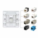 Wall panel with 2 pieces of FTP Cat5e Keystone Jack 5 1jpg - - Innocom — სანდო IT პარტნიორი მცირე და საშუალო ბიზნესისთვის wall panel with 2 pieces of ftp cat5e keystone jack 5 1jpg - - innocom — სანდო it პარტნიორი მცირე და საშუალო ბიზნესისთვის