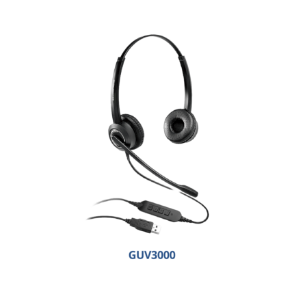 Grandstream GUV3000 – პროფესიონალური USB ყურსასმენი ხმაურის შემცირებით