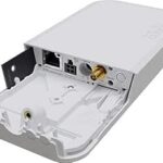 Mikrotik RBwAPR-2nD wAP R with 650MHz CPU, 64MB RAM, 1xLAN, built-in 2.4Ghz 802.11b/g/n Dual Chain wireless with integrated antenna, miniPCI slot, LTE internal antenna with 2 x u.fl connectors, RouterOS L4, outdoor enclosure, PSU, PoE injector
