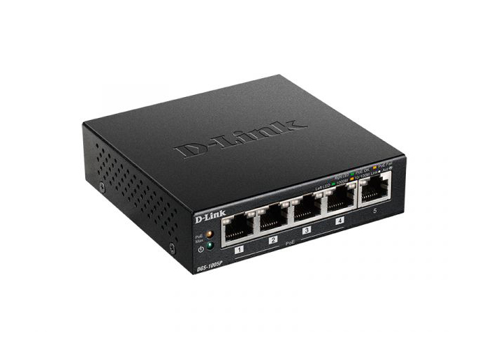 D-Link DGS-1005P 5 პორტიანი სვიჩი