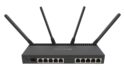 Mikrotik RB4011iGS+5HacQ2HnD-IN — gigabit როუტერი 4-chain 5GHz Wi-Fi-ით და 10G uplink-ით