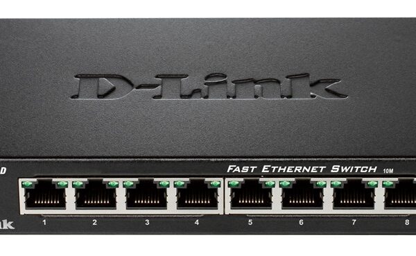 D-Link DES-1008D Unmanaged Switch 8x100Base-TX, metal case