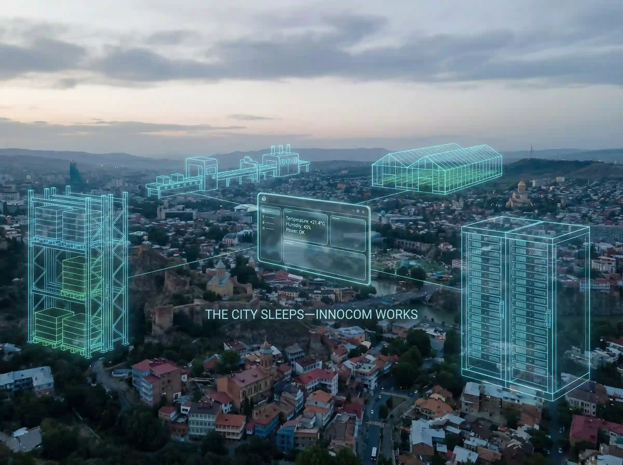 Transparent control system for IT infrastructure monitoring and management in Tbilisi, Georgia